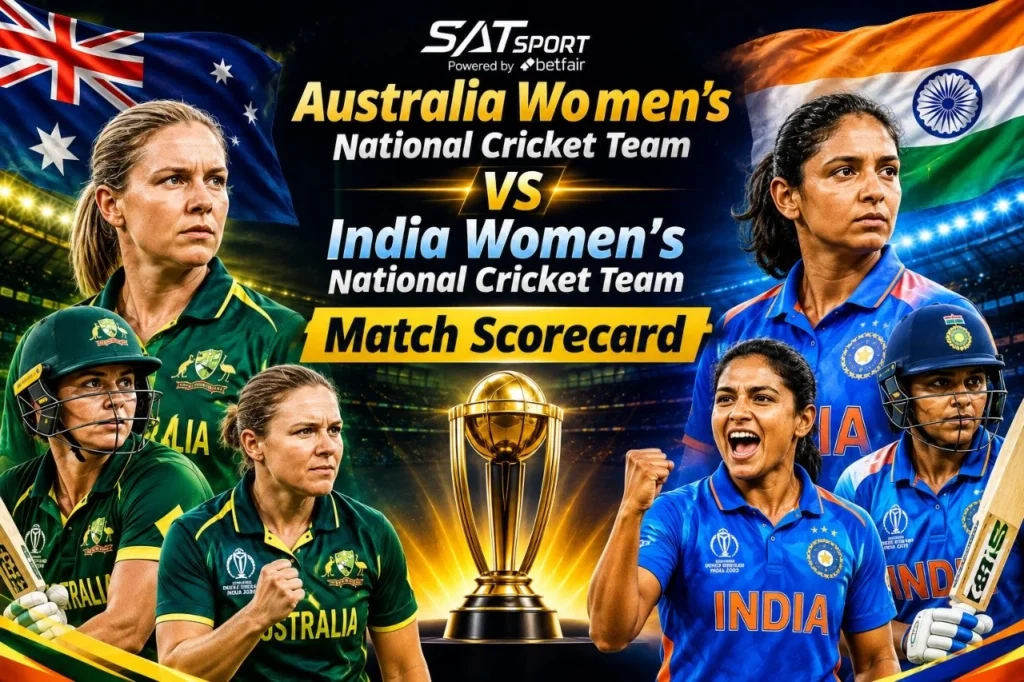 Australia Women's National Cricket Team vs India Women's National Cricket Team Match Scorecard