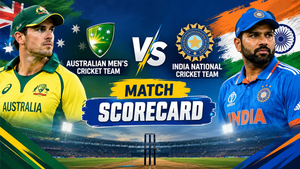 Australian Men’s Cricket Team vs India National Cricket Team Match Scorecard